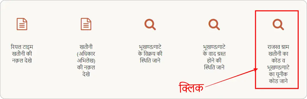 UP Rajasv Gram Khatauni Code Check Online